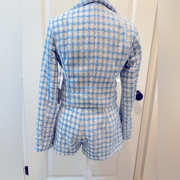 NWT JASON WU Classic Tweed Blazer and Skort Short Set - Picture 2 of 9